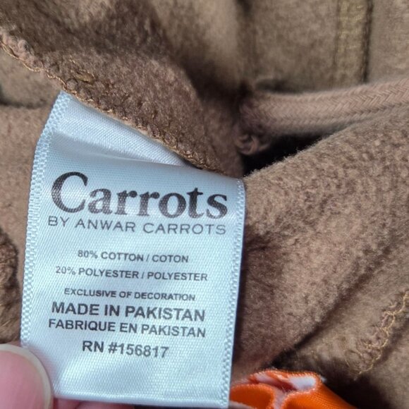 Carrots By Anwar Carrots X Crocs Pants Mens Small Brown Embroidered Joggers - Picture 9 of 13